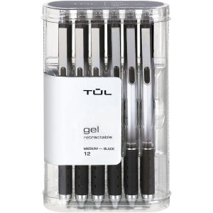 TUL Black Ink Gel Pens